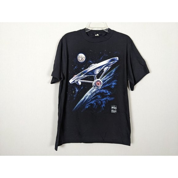 Vintage Star Trek 1991 Paramount Pictures 25th Anniversary graphic Tshirt size L - Picture 4 of 6